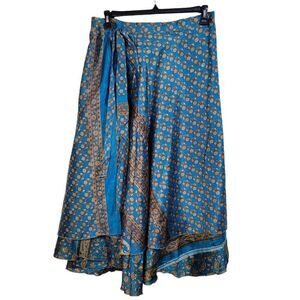 Advance Apparels Wrap Silk Skirt (Free Size)